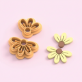 Emporte-pièce fleurs rétro DIY – lot de 2 – 25 à 45 mm – EP-423