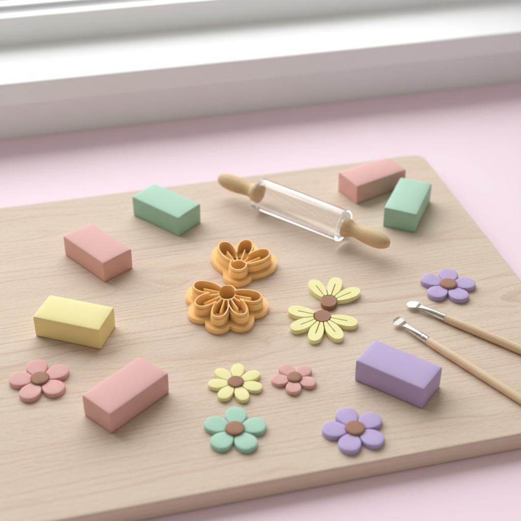 Emporte-pièce fleurs rétro DIY – lot de 2 – 25 à 45 mm – EP-423
