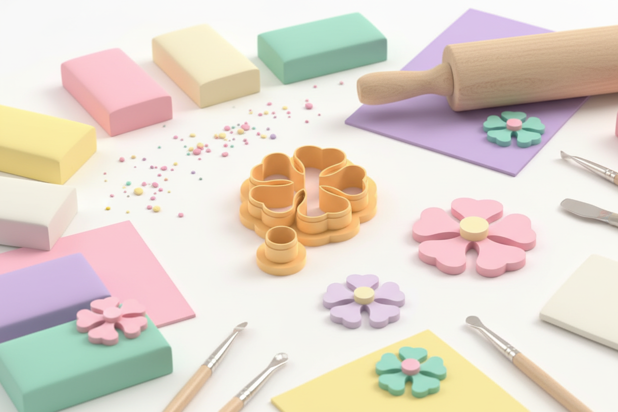 Emporte-pièce fleur cœur DIY – 20 à 45 mm – EP-424