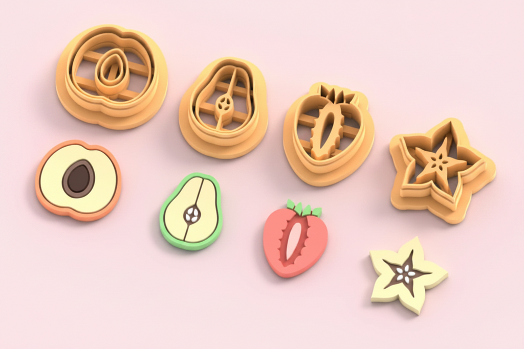 Emporte-pièce fruits rétro DIY – 4 modèles au choix – 20 à 45 mm – EP-442