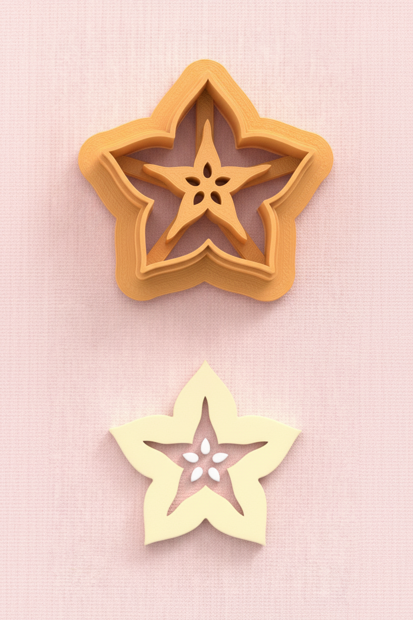 Emporte-pièce fruits rétro DIY – 4 modèles au choix – 20 à 45 mm – EP-442
