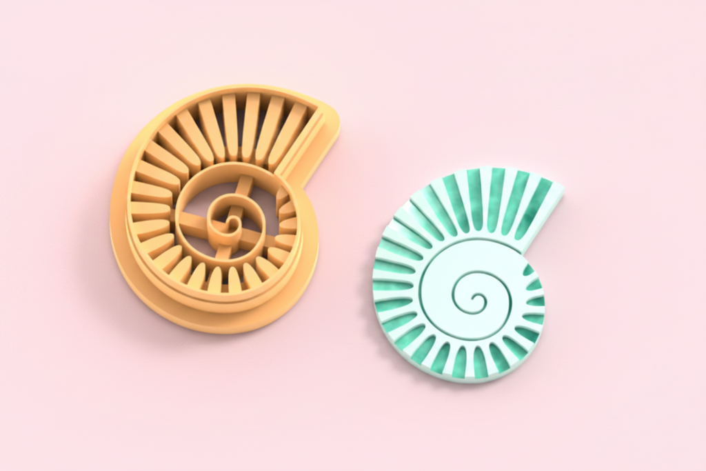 Emporte-pièce coquillage spirale DIY – 25 à 45 mm – EP-456