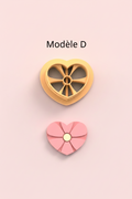 Emporte-pièce cœurs fleuris DIY – 4 modèles au choix – 20 à 45 mm – EP-473