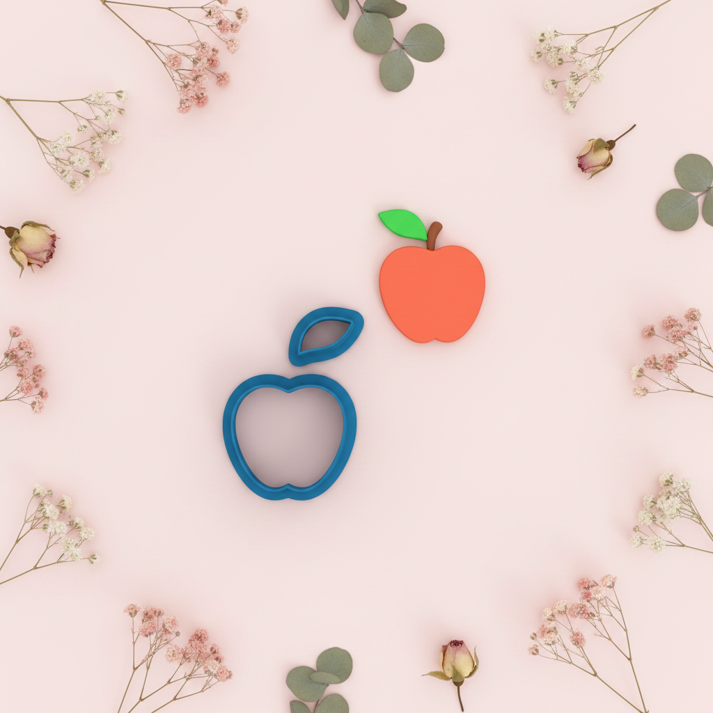 Emporte-pièce pomme pour bijoux et créations DIY – forme fruit – 20 à 40 mm EP-510