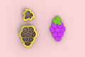 Emporte-pièce grappe de raisin pour bijoux et créations DIY – fruit gourmand – 25 à 40 mm – EP-512