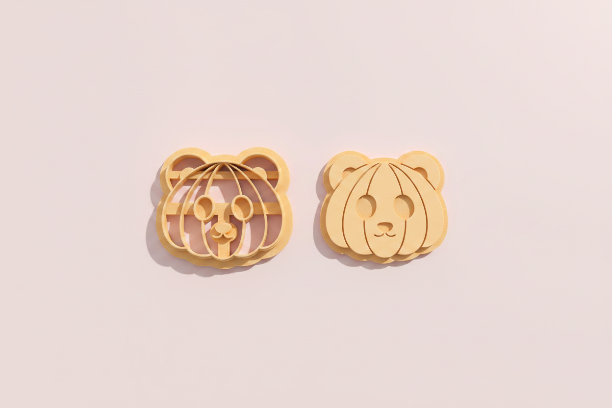 Emporte-pièce Tête de ourson citrouille – 20 à 45 mm - EP-564