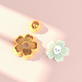 Emporte-pièce Fleur tête de mort – Lot de 2 – 25 à 45 mm – EP-568
