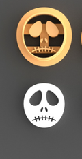 Emporte-pièce Tête de mort Halloween – 4 modèles au choix – 20 à 45 mm – EP-629