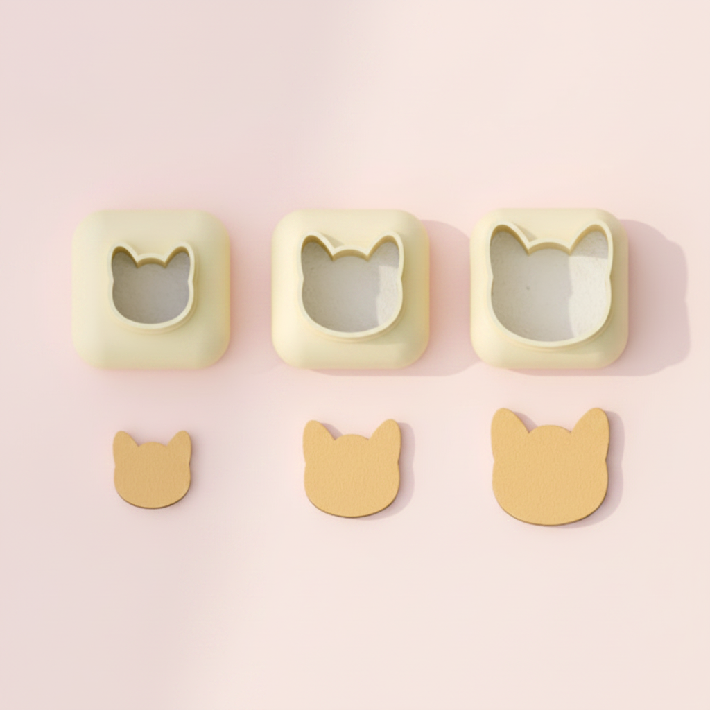 Mini emporte-pièce Tête de chat – 8, 10 ou 12 mm – EP-714