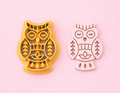 Emporte-pièce hibou mandala – pâte polymère bijoux DIY – 25 à 45 mm – EP-372 – fabriqué en France
