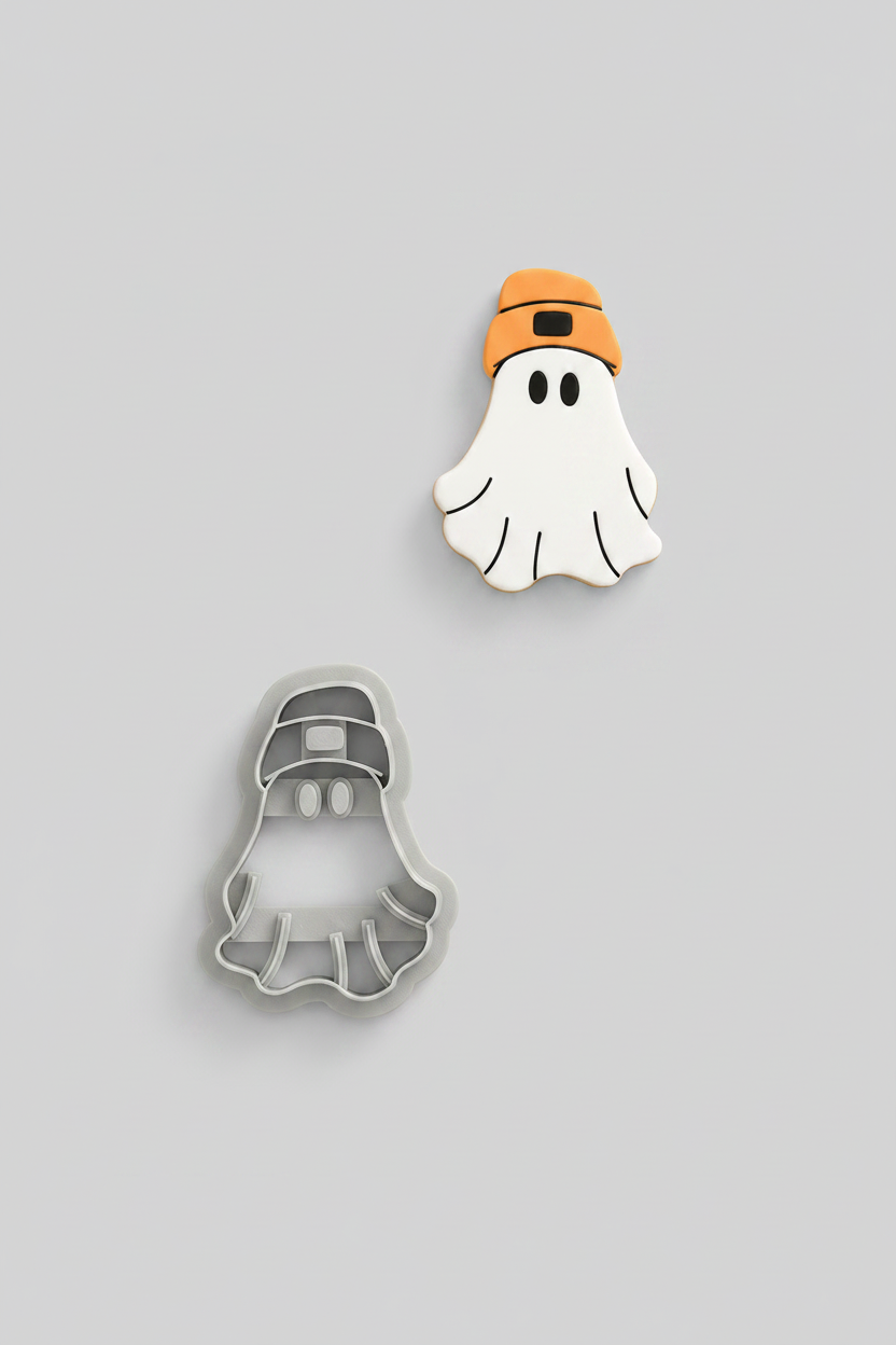 Emporte-pièce Fantôme avec bonnet Halloween – 25 à 45 mm – EP-632
