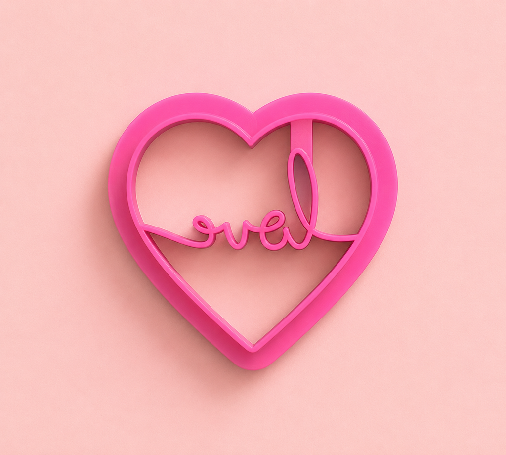 Emporte-pièce Cœur "Love" – 15 à 30 mm – EP-633