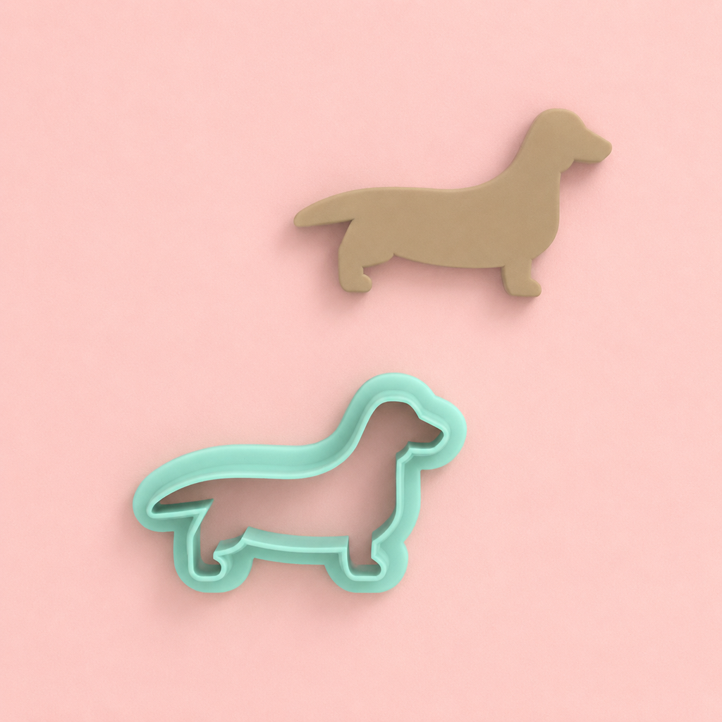 Emporte-pièce Chien Teckel – 30 à 45 mm – EP-644