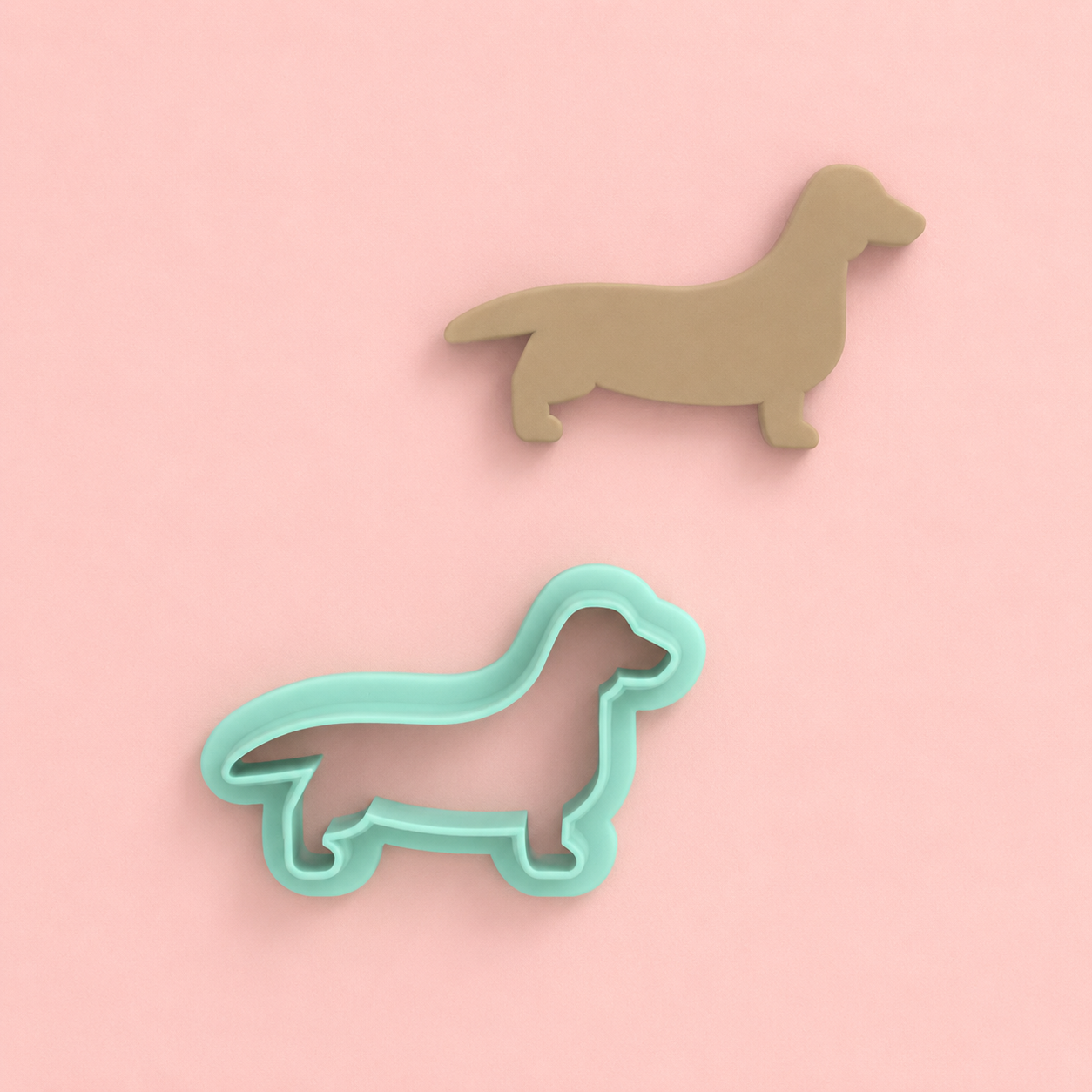 Emporte-pièce Chien Teckel – 30 à 45 mm – EP-644