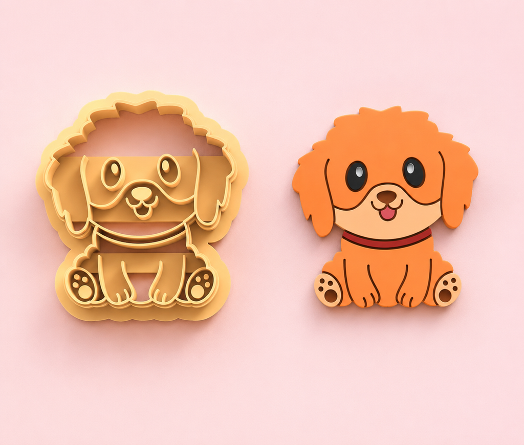 Emporte-pièce Petit chien kawaii – 25 à 51 mm – EP-614