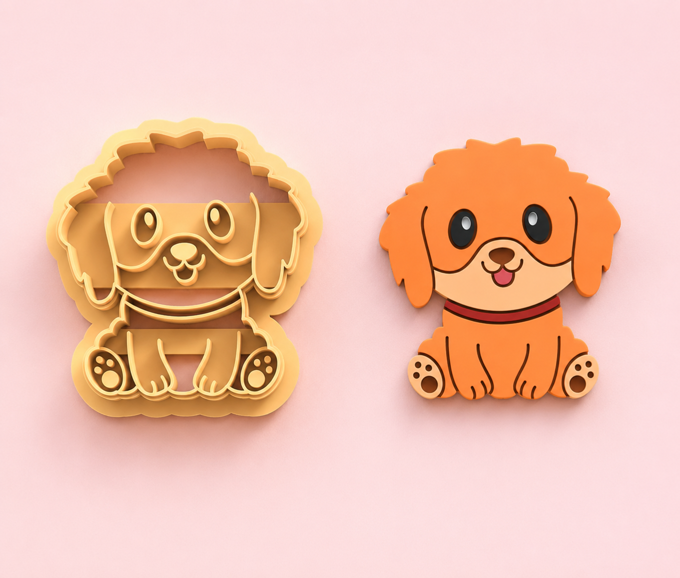 Emporte-pièce Petit chien kawaii – 25 à 51 mm – EP-614