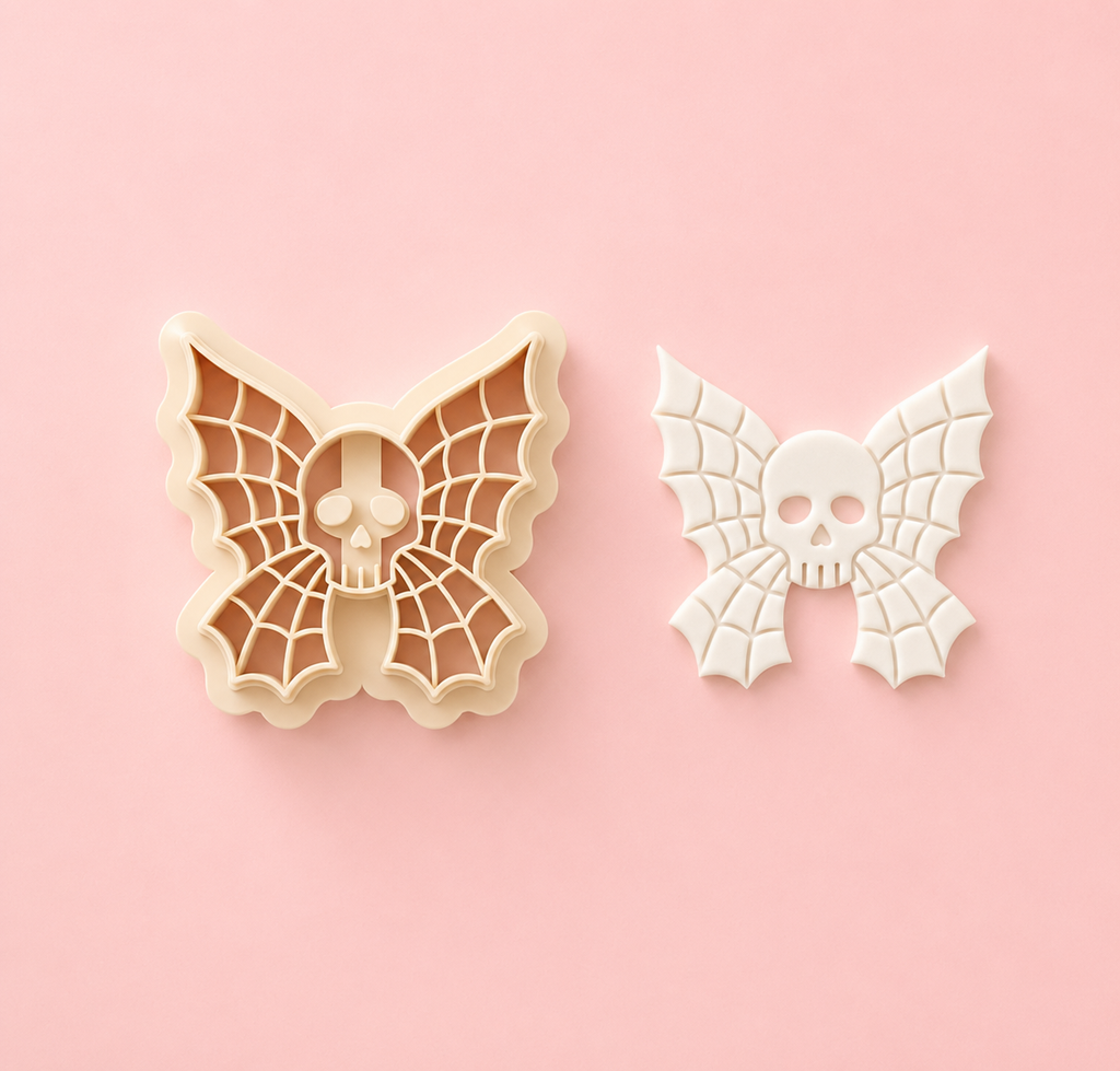Emporte-pièce Papillon Gothique Tête de mort EP-578 – 25 à 45 mm