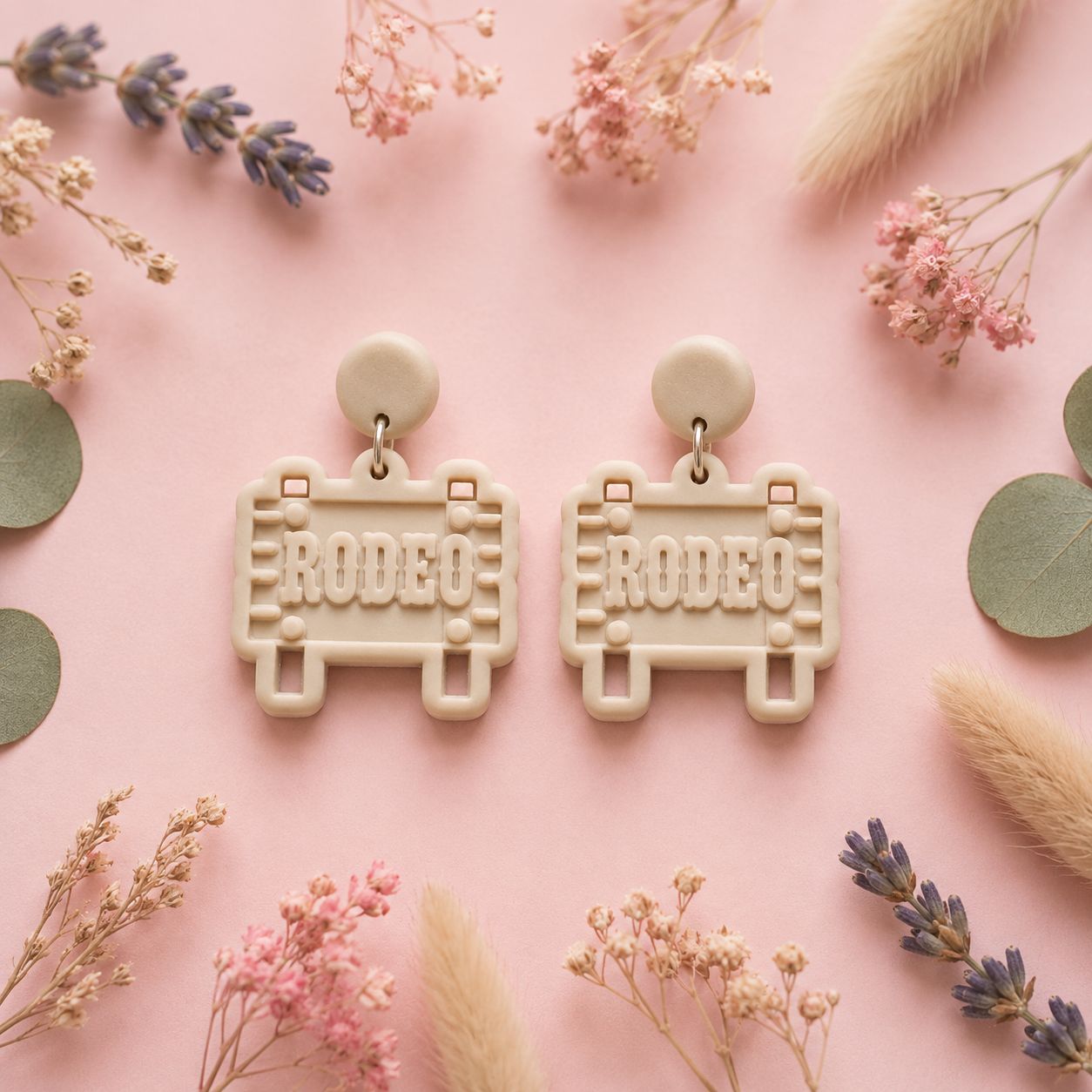 Emporte-pièce panneau rodéo western – bijoux DIY – 25 à 40 mm – EP-497
