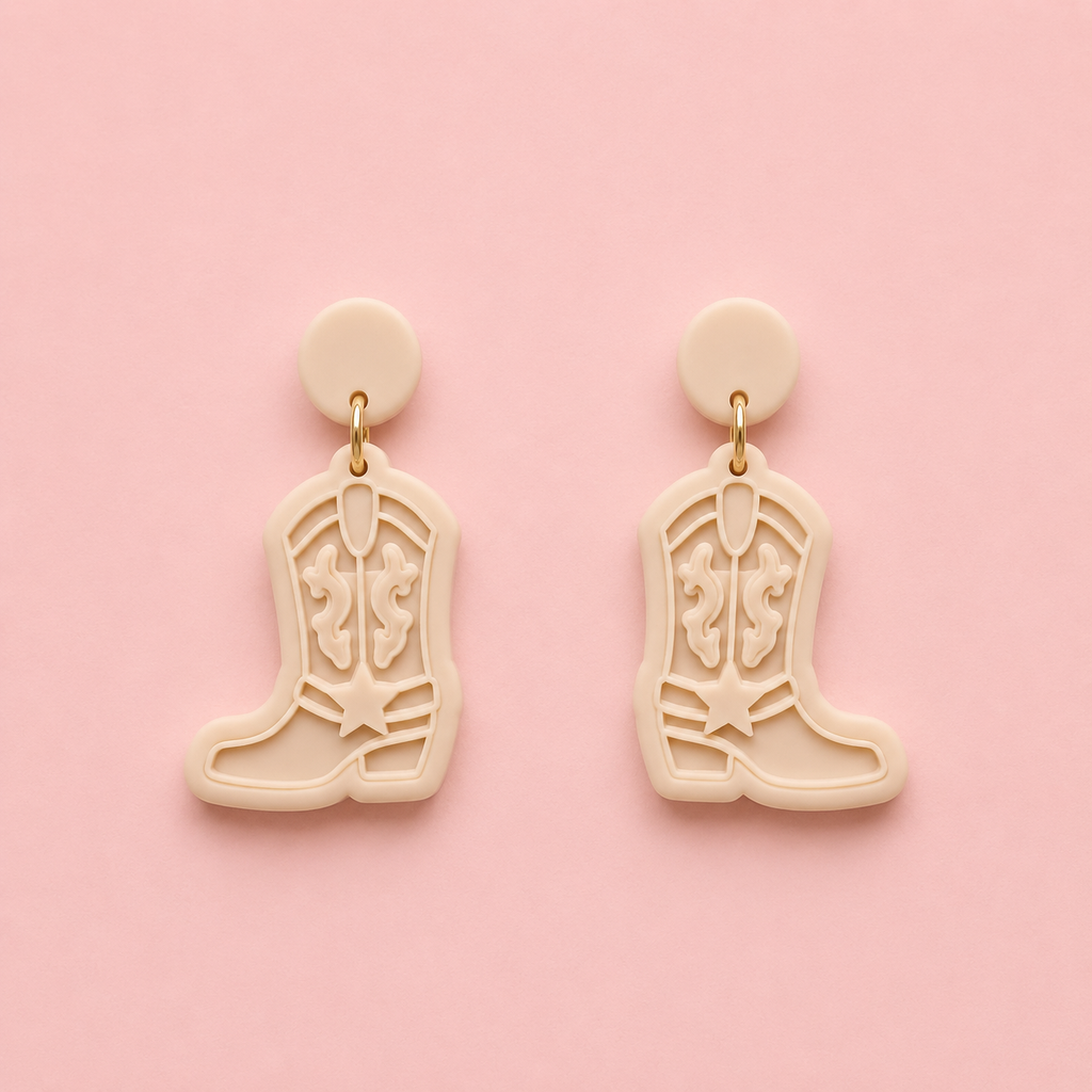 Emporte-pièce botte western cowboy – bijoux DIY – 20 à 35 mm – EP-499