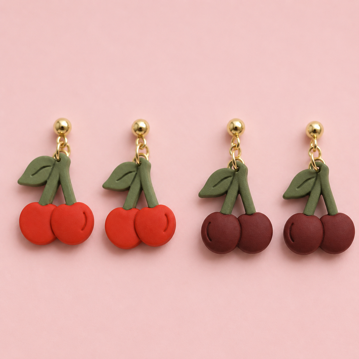 Emporte-pièce cerises pour bijoux et créations DIY – fruit gourmand – 35 à 50 mm – EP-514