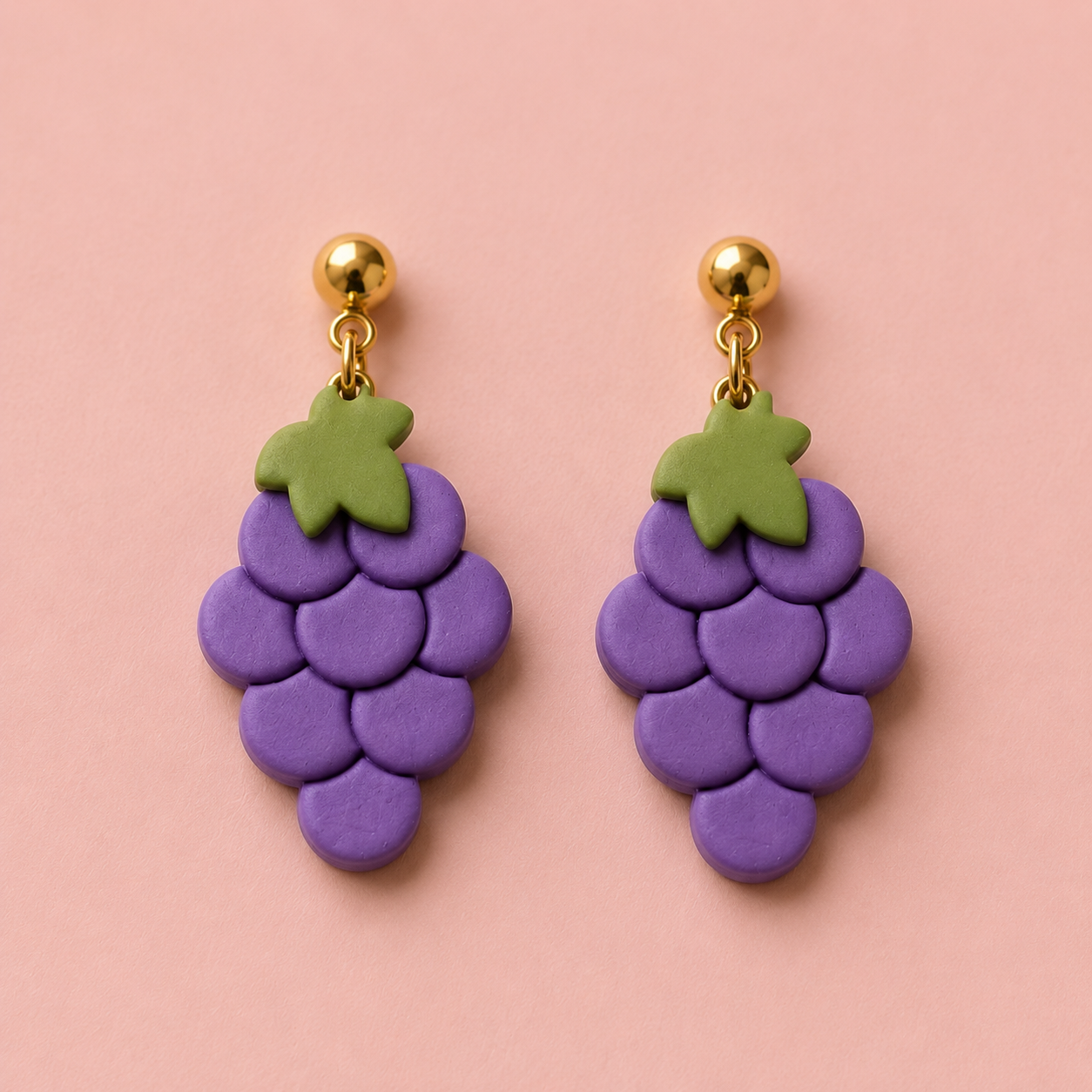 Emporte-pièce grappe de raisin pour bijoux et créations DIY – fruit gourmand – 25 à 40 mm – EP-512