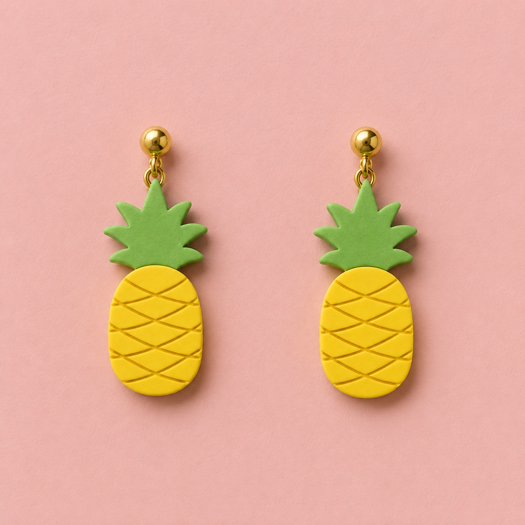 Emporte-pièce ananas tropical pour bijoux et créations DIY – lot de 2 – EP-509