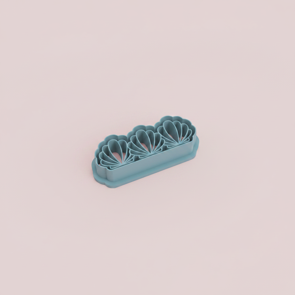 Emporte-pièce barrette coquillages marins DIY – 45 à 60 mm – EP-486