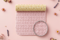 Rouleau texturé coquillages marins DIY – 10 cm x 2 cm