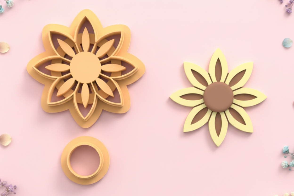Emporte-pièce tournesol DIY – 25 à 45 mm – EP-452