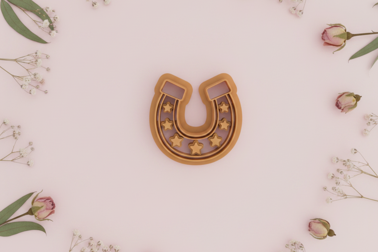 Emporte-pièce fer à cheval porte-bonheur – bijoux DIY – 20 à 35 mm – EP-495