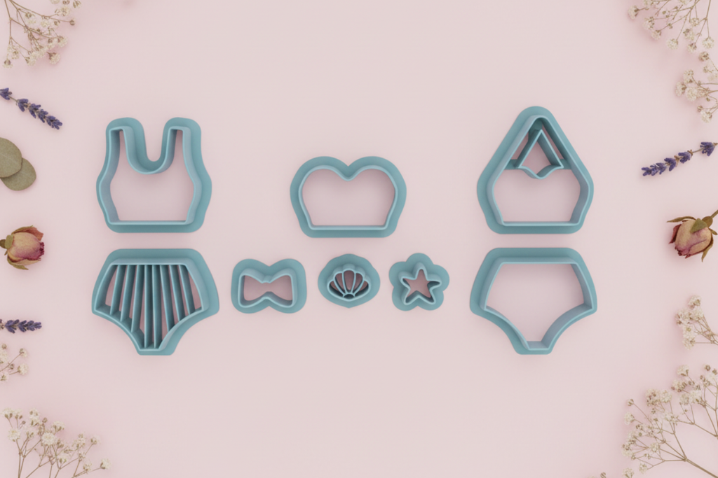 Emporte-pièces maillots de bain rétro – lot complet – bijoux DIY – 35 à 55 mm – EP-503