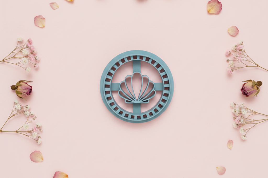 Emporte-pièce coquillage rond ajouré – bijoux DIY bord de mer – 20 à 40 mm – EP-504