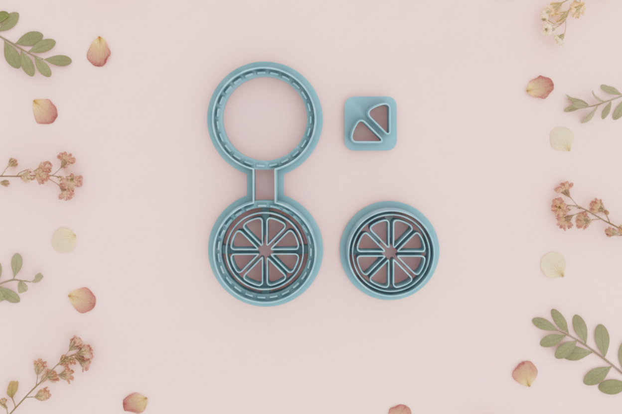 Emporte-pièces porte-clé citron – lot complet DIY – 30 à 40 mm – EP-505