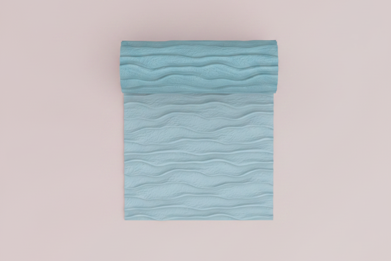 Rouleau texturé effet vagues / sable – RL05 – outil texture bijoux DIY argile polymère