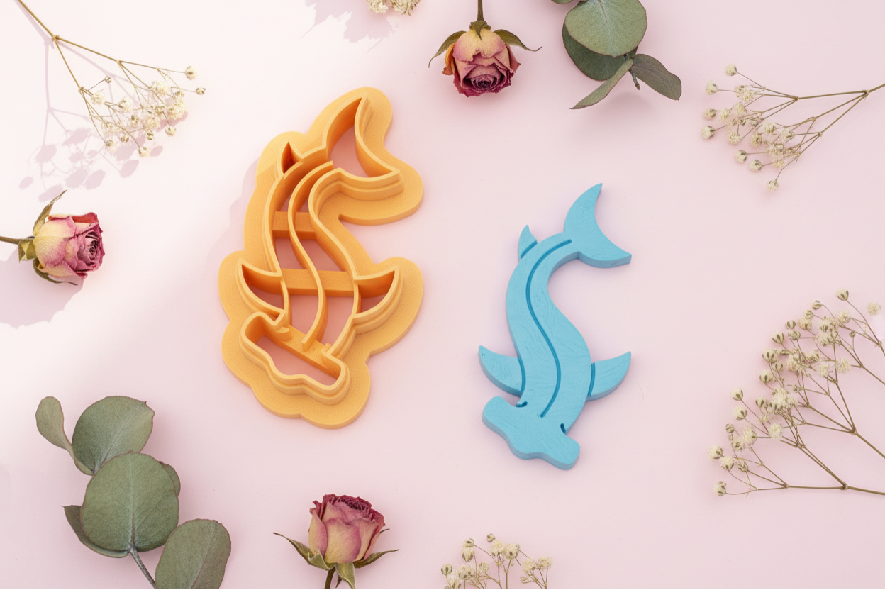 Emporte-pièce requin stylisé DIY – 35 à 55 mm – EP-449