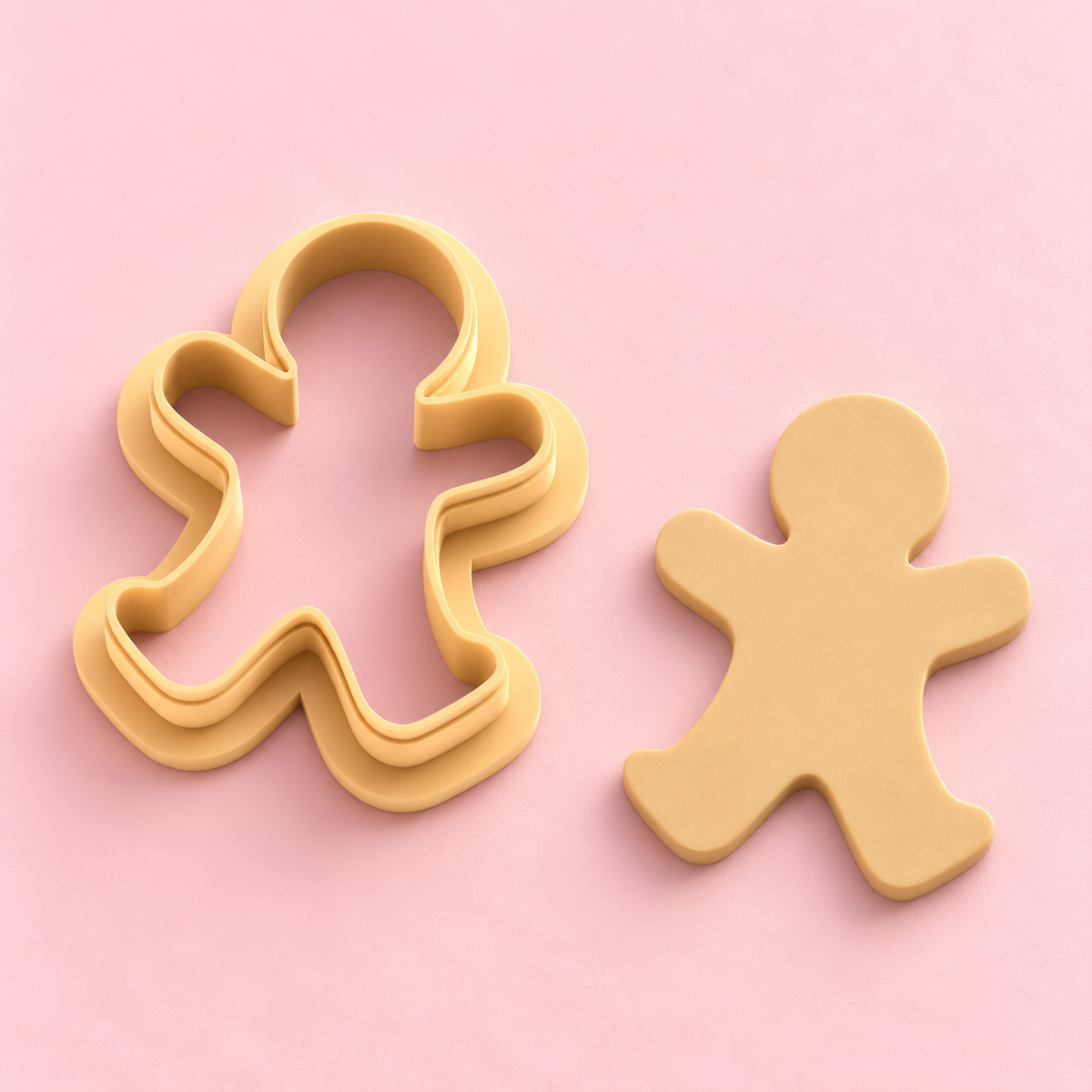 Emporte-pièce Bonhomme Pain d’Épices Classique – Silhouette à personnaliser – 25 à 51 mm – EP-814