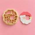 Emporte-pièce Père Noël endormi avec étoile – 25 à 45 mm – EP-802