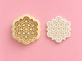 Emporte-pièce Mandala floral avec cœurs – 25 à 45 mm – EP-807