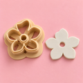 Emporte-pièce Fleur à 5 pétales avec trou central – 25 à 45 mm – EP-800