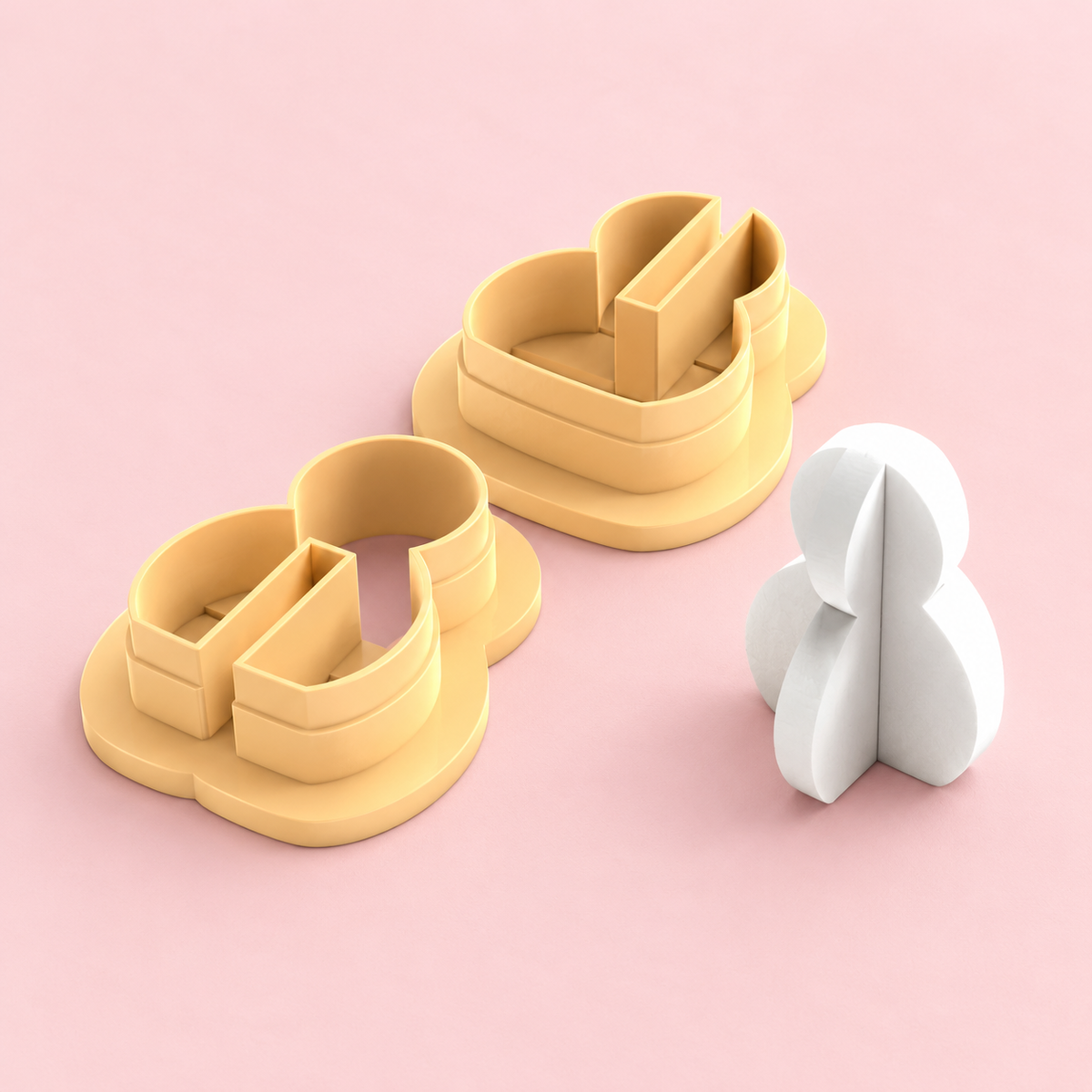 Emporte-pièce Bonhomme de neige 3D à assembler – 25 à 50 mm – EP-817
