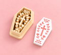 Emporte-pièce Cercueil floral avec croix – 25 à 45 mm – EP-778