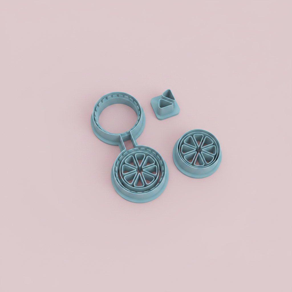 Emporte-pièces porte-clé citron – lot complet DIY – 30 à 40 mm – EP-505