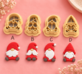 Emporte-pièce Lutin Gnome de Noël – 4 modèles au choix – Spécial bijoux et créations de Noël – 20 à 45 mm – EP-790