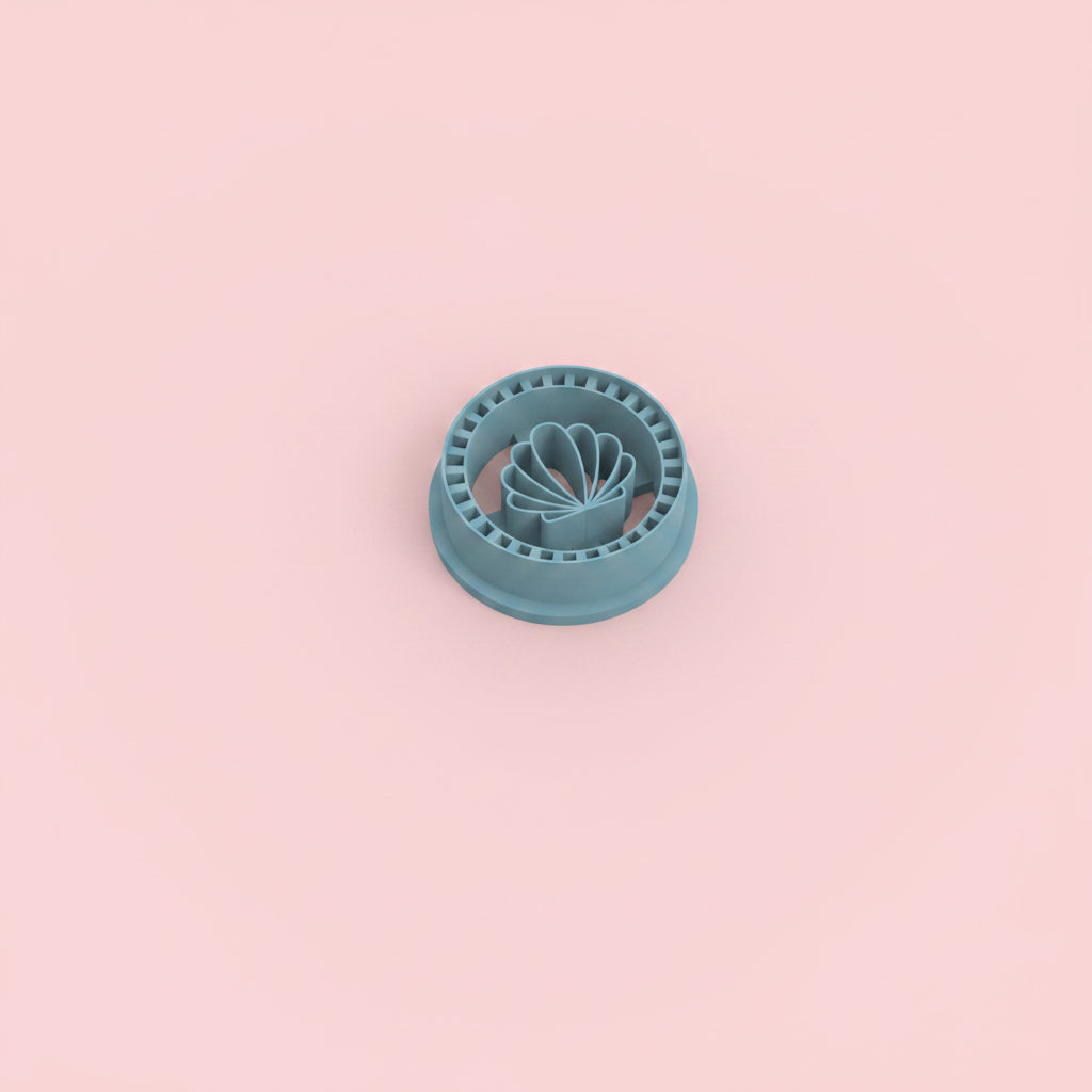 Emporte-pièce coquillage rond ajouré – bijoux DIY bord de mer – 20 à 40 mm – EP-504