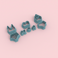Emporte-pièces maillots de bain rétro – lot complet – bijoux DIY – 35 à 55 mm – EP-503