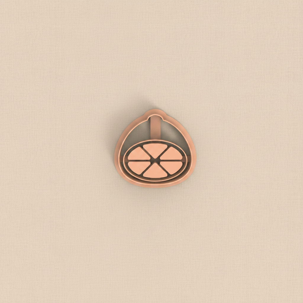 Emporte-pièce citron tranche – pâte polymère bijoux DIY – 20 à 40 mm – EP-382 – fabriqué en France