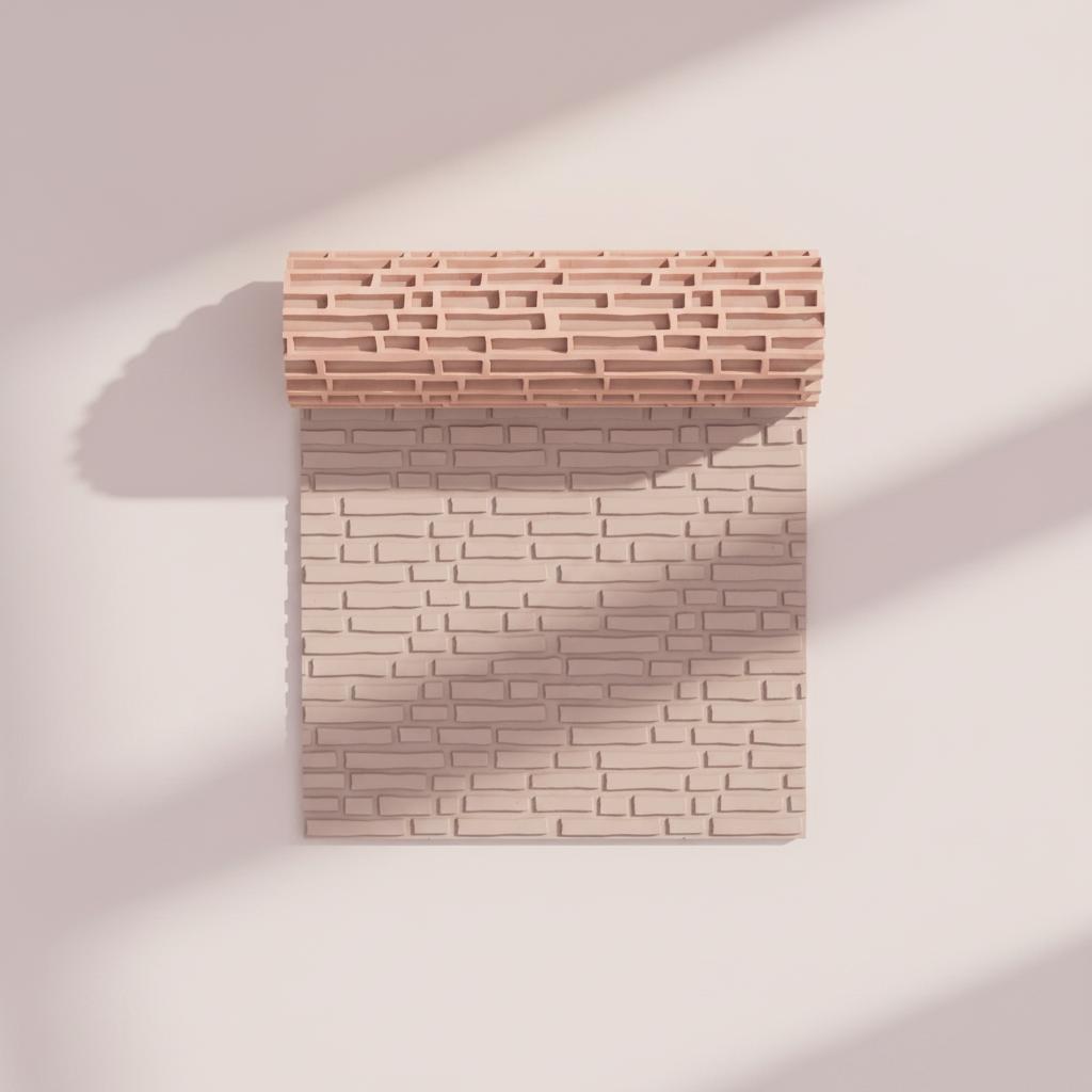 Rouleau de texture Effet Briques – Motif Urban Blocks – RL09