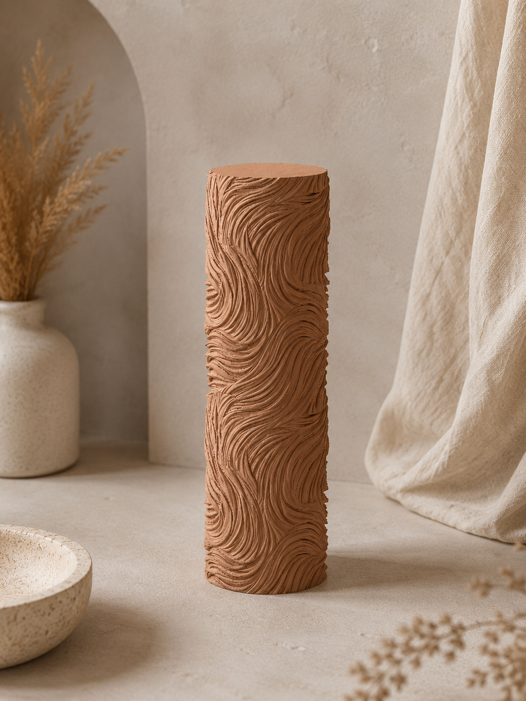 Rouleau de texture Effet Vagues – Motif Velvet Swirl – RL10