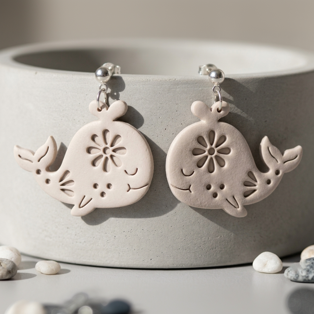 Emporte-pièce baleine fleur marine – Lot de 2 (côté gauche et droite)   30 à 45 mm – EP-490