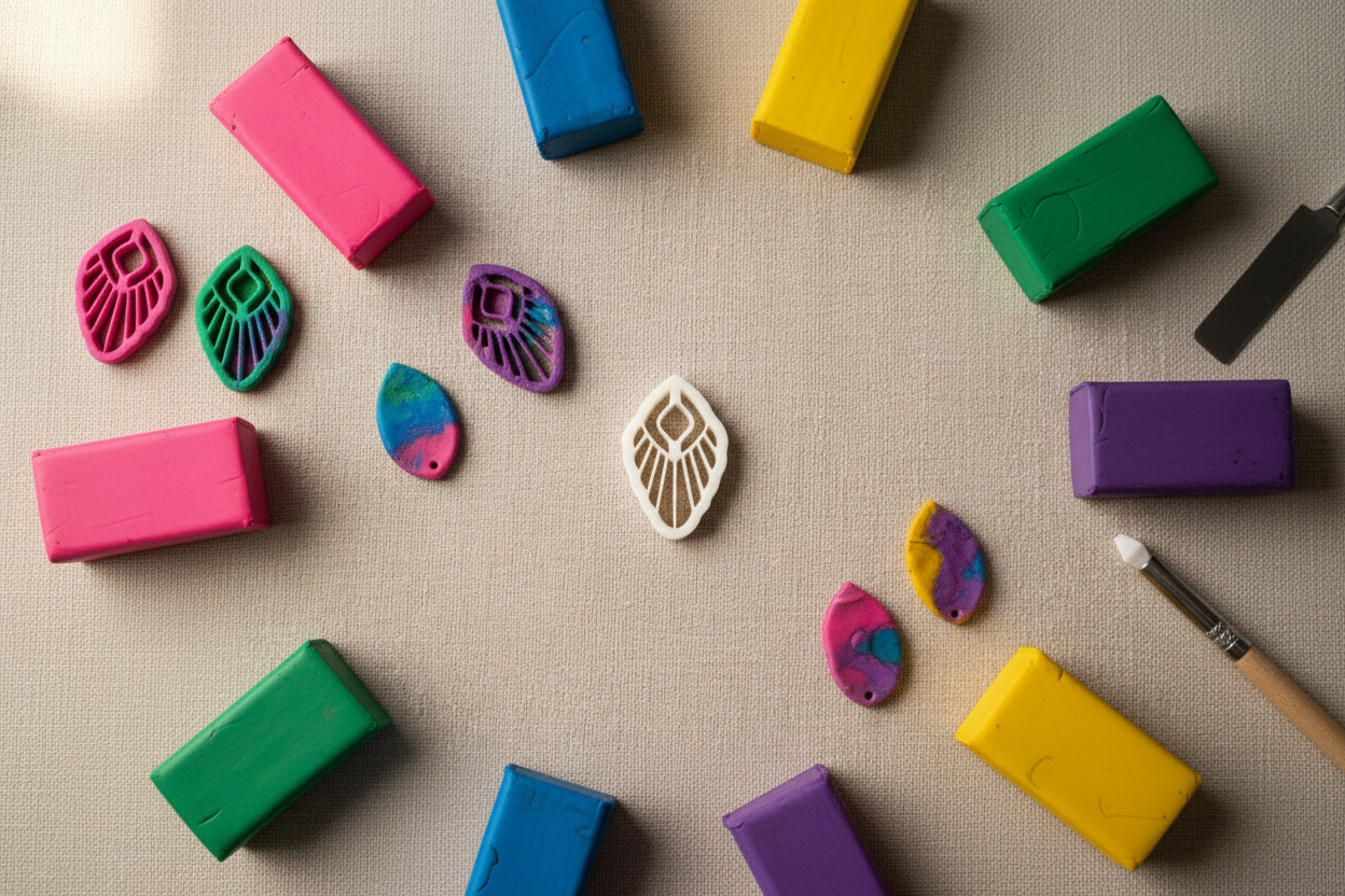 Emporte-pièce pour bijoux – DIY boucles d’oreilles – Forme ajourée graphique – 4 cm. EP-19